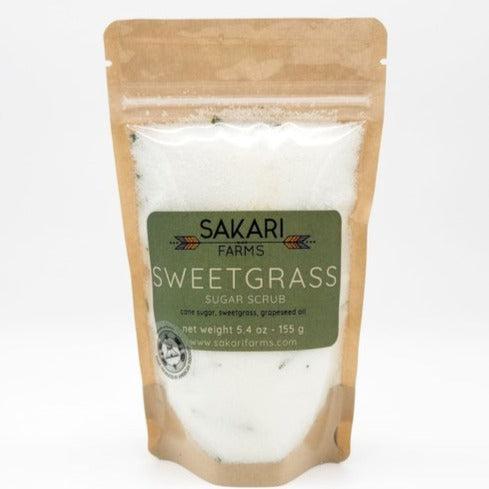 Sakari Farm Botanicals Sweetgrass Sugar Scrub-Indian Pueblo Store