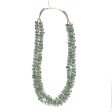 Load image into Gallery viewer, Joe and Marilyn Pacheco Two-Strand Green Turquoise Heishi Necklace-Indian Pueblo Store
