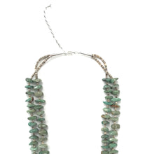 Load image into Gallery viewer, Joe and Marilyn Pacheco Two-Strand Green Turquoise Heishi Necklace-Indian Pueblo Store
