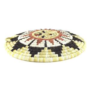Beatrice Dawahoya Coiled Plaque Basket-Indian Pueblo Store