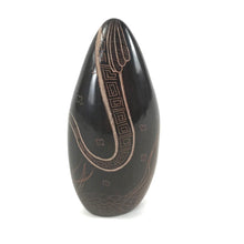 Load image into Gallery viewer, Bernice Suazo Naranjo Etched Avanyu Clay Vessel-Indian Pueblo Store

