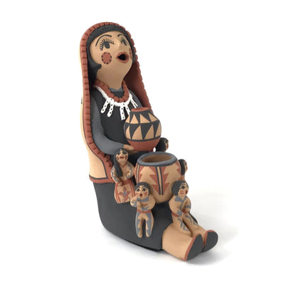 Cindy Fragua Storyteller with Five Children-Indian Pueblo Store