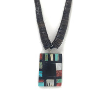 Load image into Gallery viewer, Joe and Marilyn Pacheco Mosaic Pendant Necklace-Indian Pueblo Store
