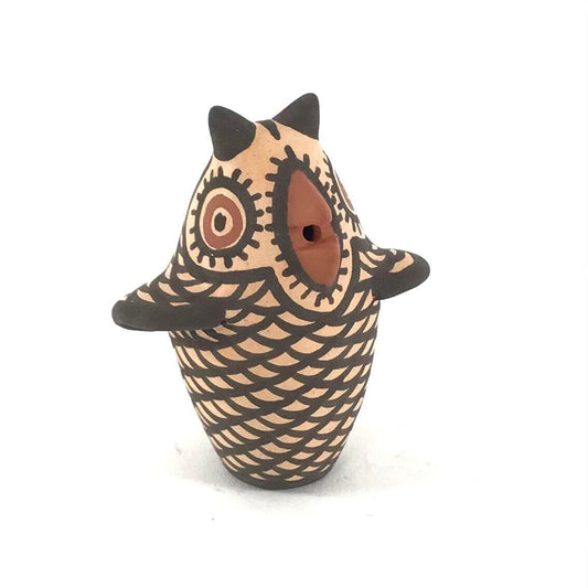 Carlos Laate Small Owl Figurine-Indian Pueblo Store